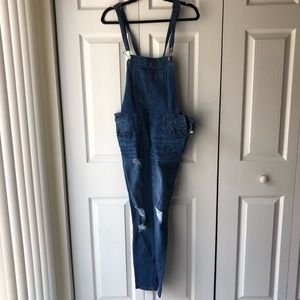 Distressed Overalls